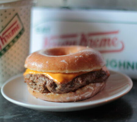 krispy Kreme Donut burger